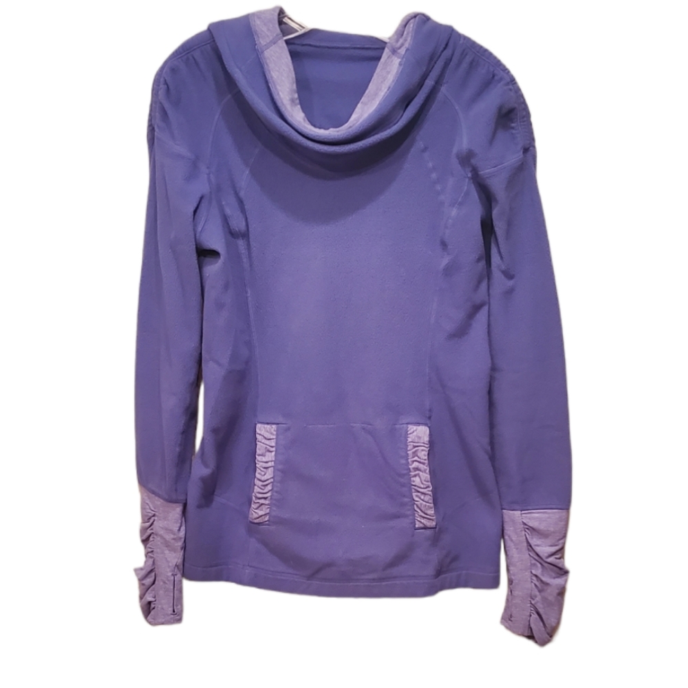 ✨️Lululemon Purple Pull-over hooded tunic w/ kangaroo tube pocket✨️